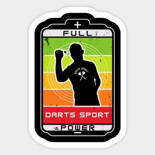 Darts Sport full power Sticker